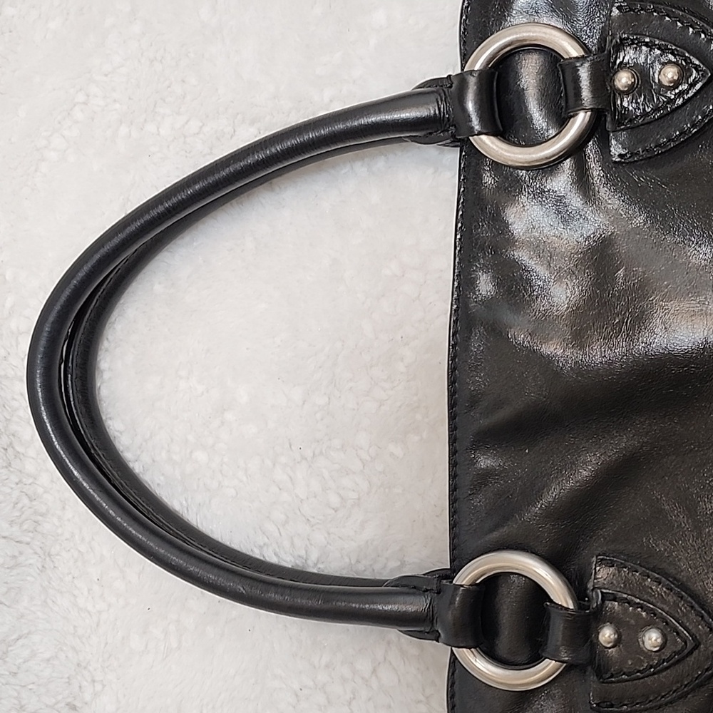 Marc Jacobs Y2K Blake satchel dual exterior pockets  snap closures top handles - Picture 11 of 16